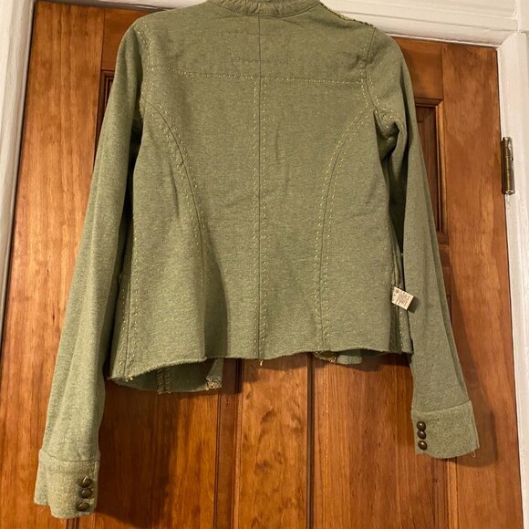 Vintage Free People Reversible Felt Patchwork Coat - Picture 7 of 12